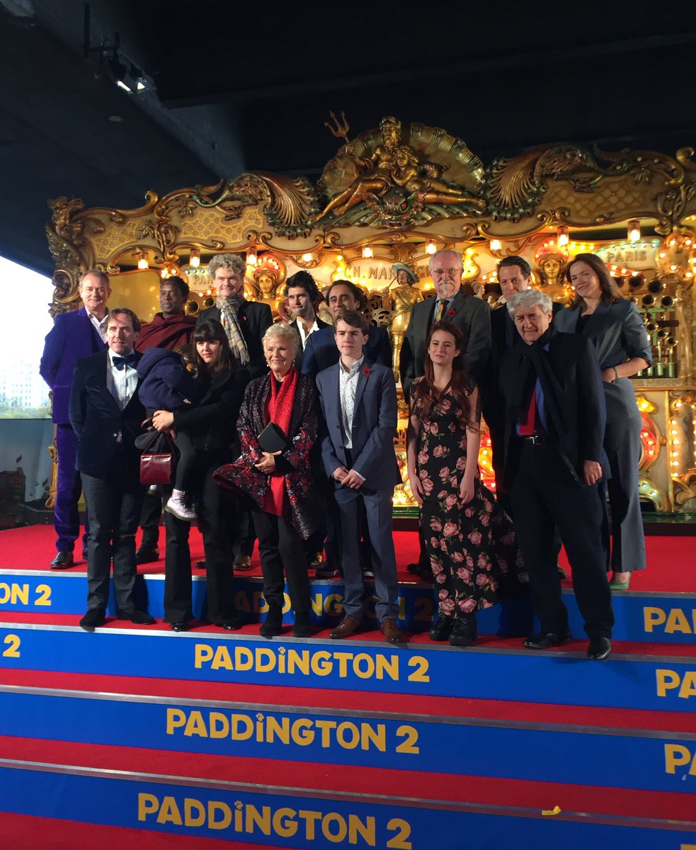 I’m very happy that so many of my friends and family are here to celebrate with me. #Paddington2