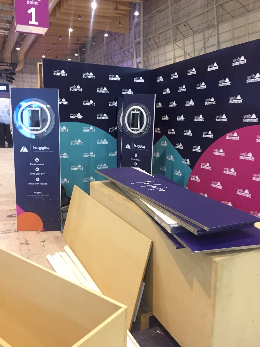 huggity's tweet image. Excited to share our tech with #websummit2017 attendees #advancetech #letsgo💪