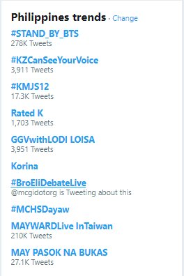AngDatingDaanTV's tweet photo. JUST IN: Nasa ika-7 spot na ang ating hashtag na #BroEliDebateLive! Salamat po sa Dios! https://t.co/30AXe3l1vR