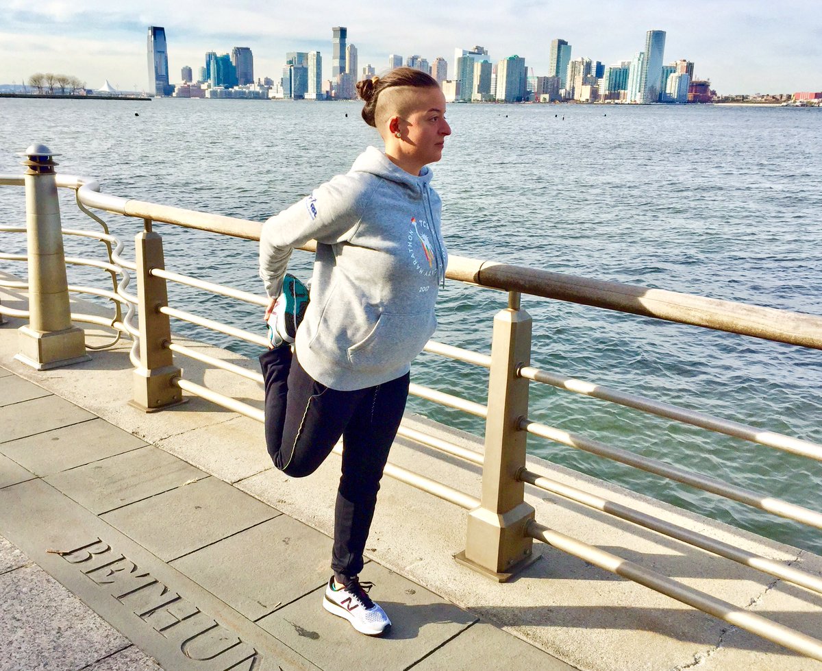 NewBalanceUK's tweet photo. @SuperPennie is ready to run the NYC marathon #RoadToNYC https://t.co/5SijO02emn