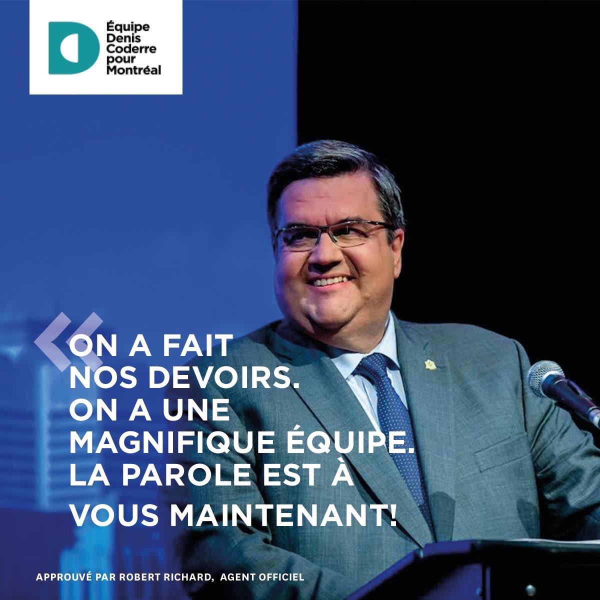 La parole est à vous maintenant. On vote de 10h00 à 20h00.