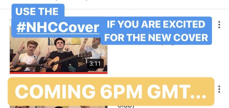 NewHopeClub's tweet photo. Just over 3 hours... #NHCCover https://t.co/tc44qJKgUa