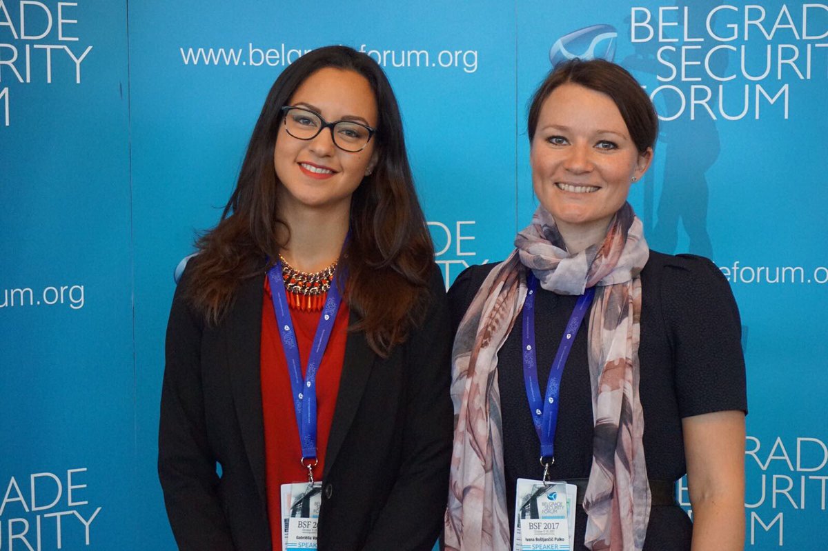 IvanaBoPulko's tweet photo. Throwback to BelSecForum2017 where @GCVogelaar &amp; me presented @EU_H2020 research on EU peacebuilding. Report here: https://t.co/qySe4gLMKH https://t.co/rlrpXqEWhQ