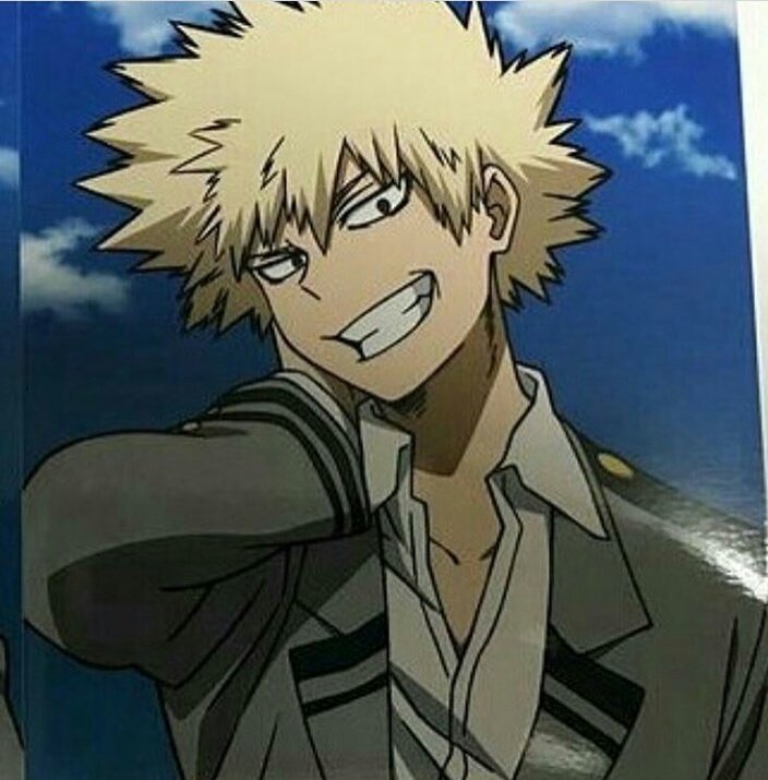 Bakugou Smiling