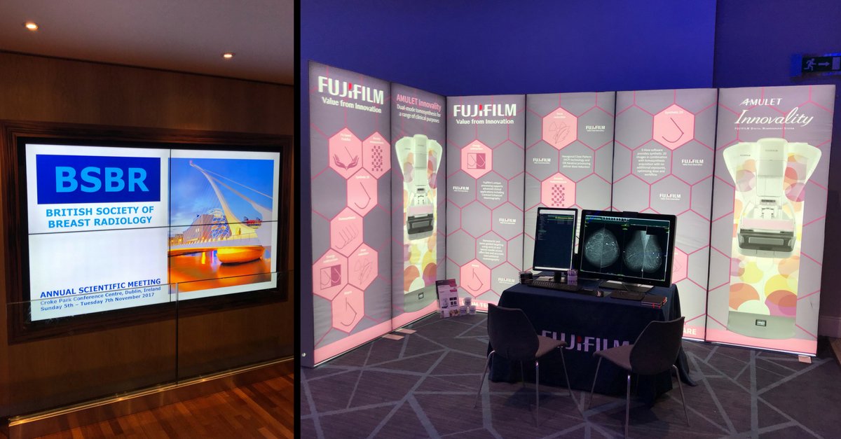 FujifilmHCUK's tweet photo. We're set up at Croke Park for #BSBR2017! Visit our stand to discover the AMULET Innovality and learn more about dual-mode tomosynthesis. https://t.co/uqtYMPOX73