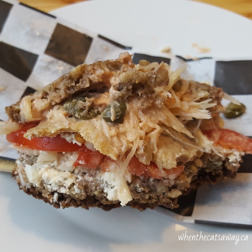 thecatsawayca's tweet photo. Vegan Reuben sandwich from Lokal Vegan Bistro in #warsaw . This is only half of it. So messy!
#Vegan #vegetarian #veganfood #travel #Foodies https://t.co/KSDZZnTVXU