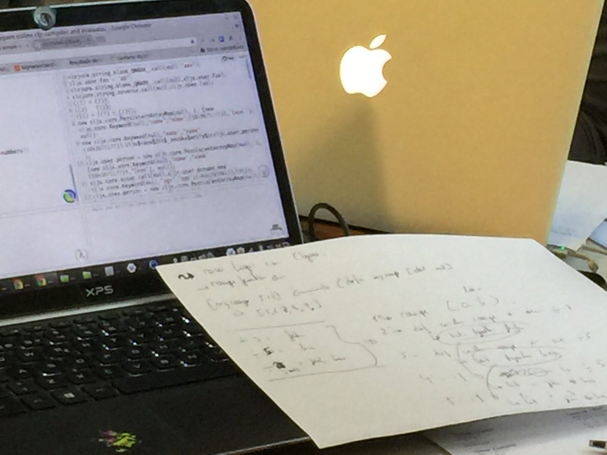 ClojureBridgeNL tweet picture