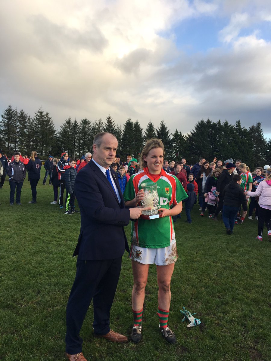 Congrats to Fiona McHale Player of the Match in today's Connacht Club Senior Championship Final