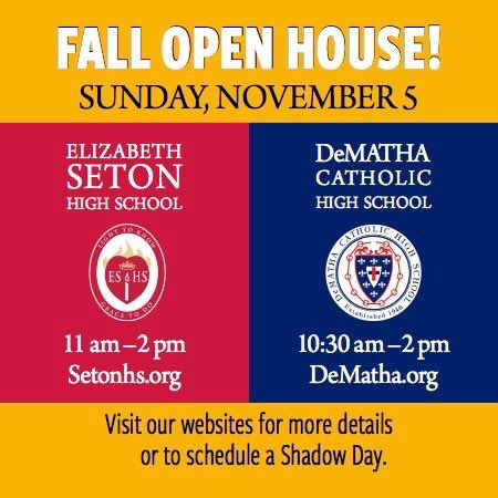 BalloonLisa's tweet photo. Middle school families this only happens once a year! Open Houses
@ElizabethSeton @DeMathaCatholic #SETonSeton #OneDeMatha https://t.co/R3vVaykS35