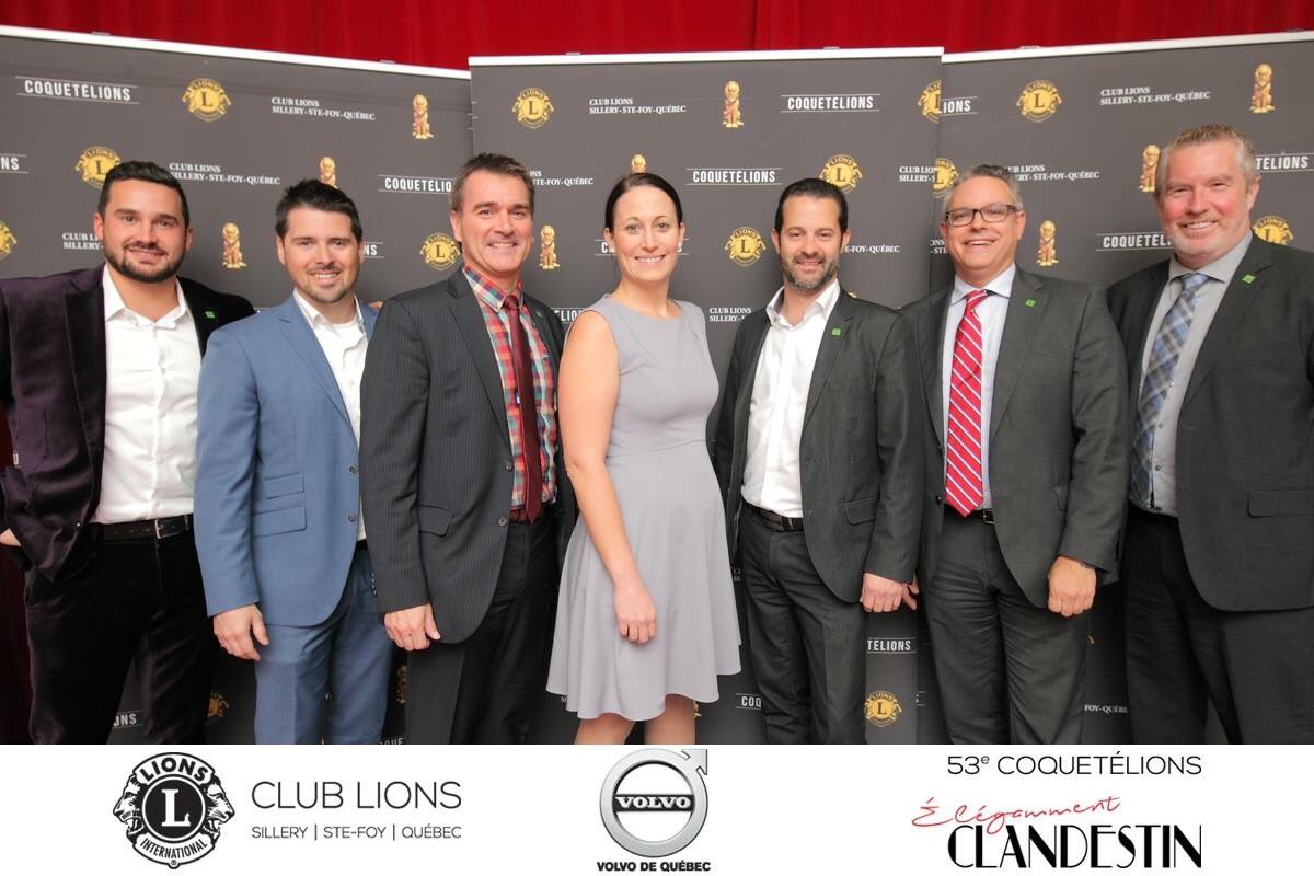 Belle soirée au 53e Coquetelions - Élégamment clandestin, avec mes collègues TD! #coquetelions #quebec #td