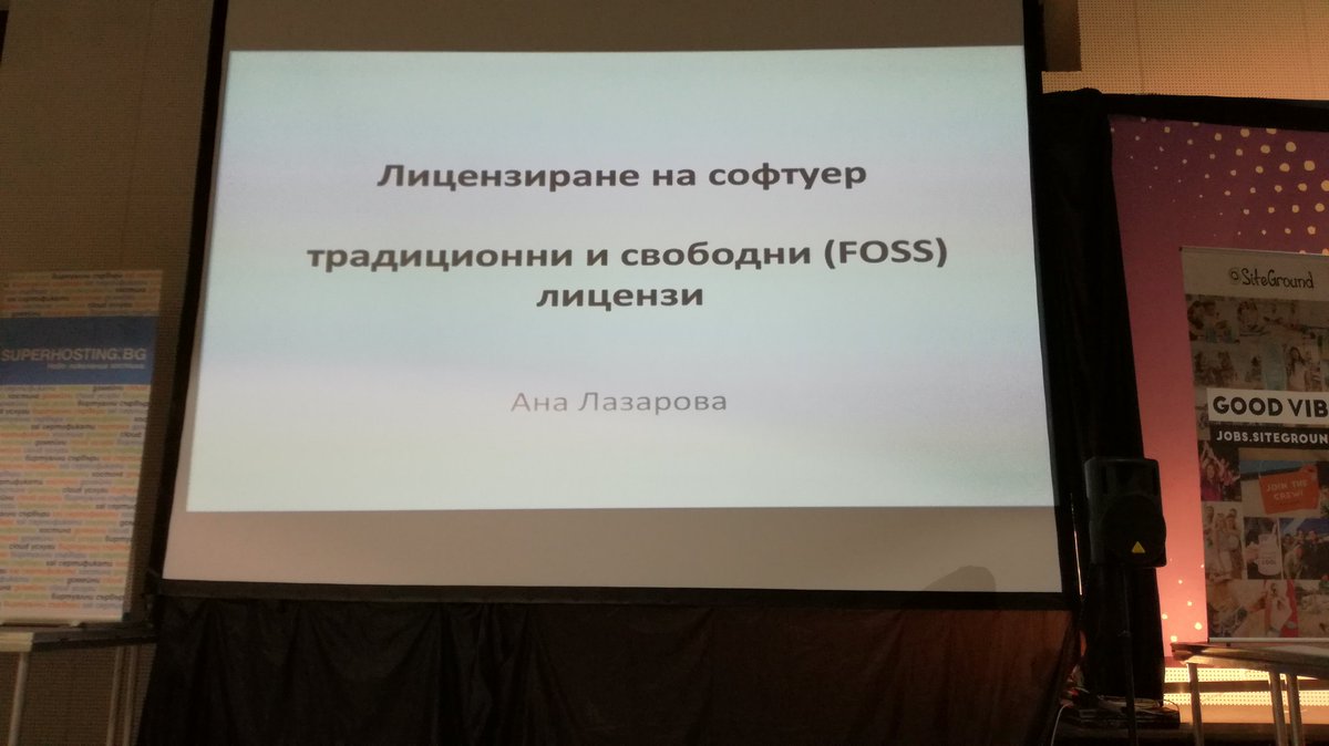 leonanavi's tweet photo. FOSS лицензи на #openfestbg https://t.co/o5W9qeMytE