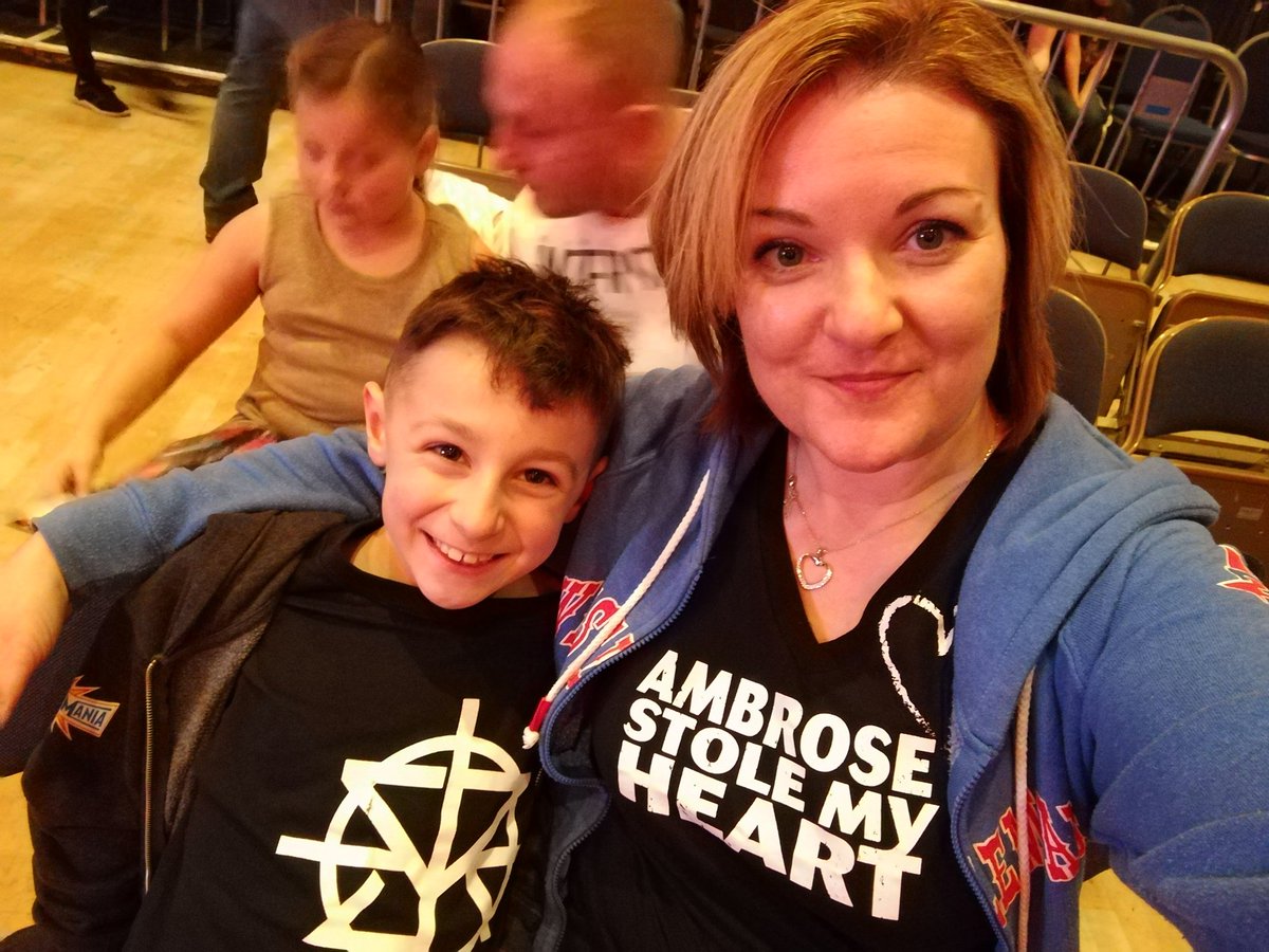 nooner77's tweet photo. Ready to see Rollins and Ambrose at #WWECardiff #TheShield #WWELive https://t.co/zz3khkmZh1