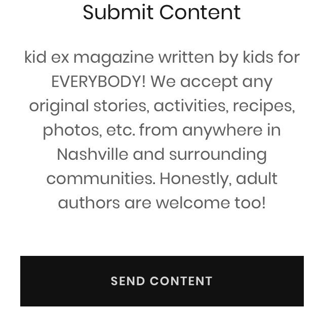 kidexmag's tweet photo. I bet y’all didn’t even know you could submit stories to us 🤔 this is just one way we keep the community involved 🌟 ALL AGES WELCOME! https://t.co/2OYiMfjA5g