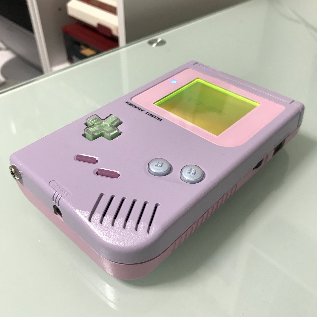 ロボパン 昨日発送したカスタムです 各パーツのカラーリングにライフを削りました がんばりました Gameboy Gameboymod Robopan ゲームボーイ ロボパン