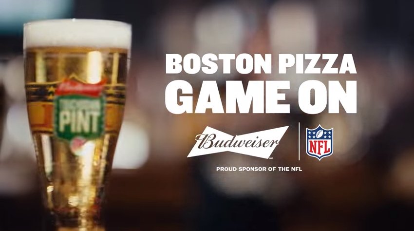 #Budweiser &amp; #BostonPizza #GameOn #TouchDownPint youtu.be/zLM7LMQ_IWs Join us in #StratfordON for #NFL #GameDay