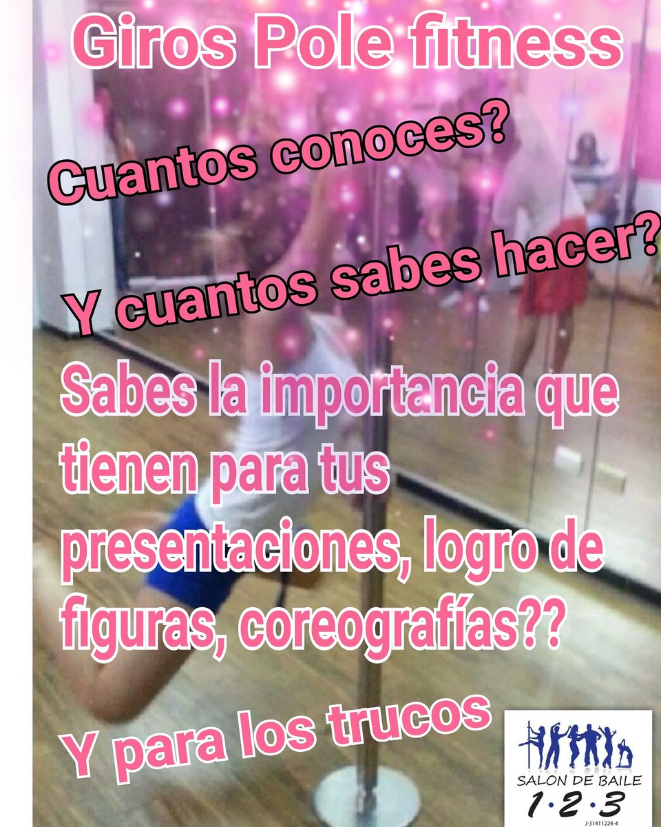 salondebaile123's tweet photo. #salondebaile123 #poletips #animate #ejercitate #polefitness #polerinas https://t.co/AHoVqkOeR9