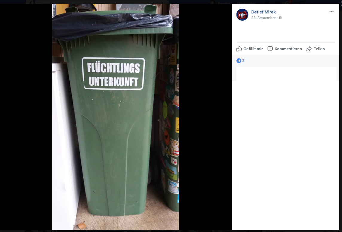 antifa_bern's tweet photo. @derbund Auffällig wurde er durch die Zurschaustellung seiner Affinität zu Reichbürgern und rassistischen FB Postings https://t.co/zaAXEI5cyc