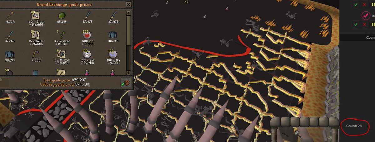 SlayerTsarLive's tweet photo. New High KC one trip. 25. Slayer Czar. #Cerberus #Toogud #EfficientCerbyKirbyJerk https://t.co/xjOyLCRF7i