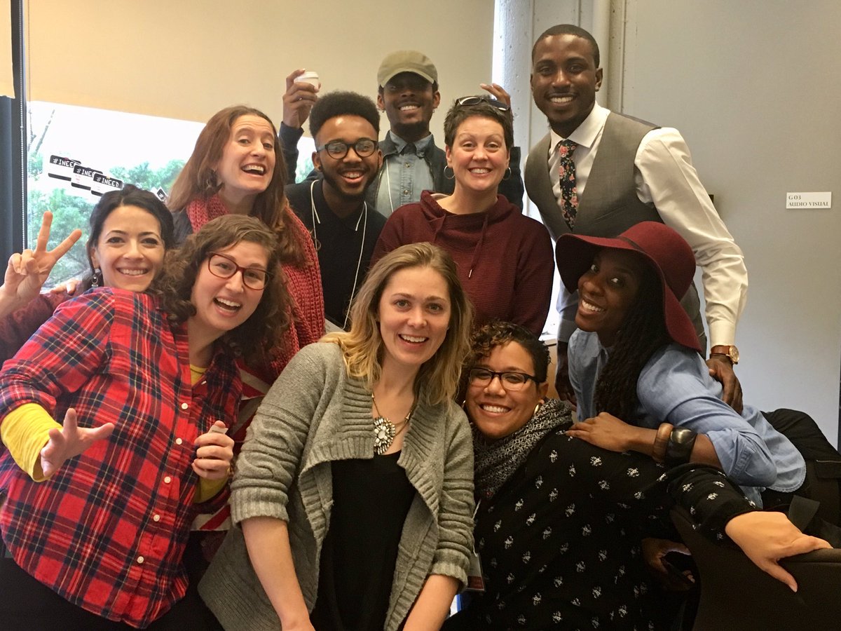 AIECtC's tweet photo. There is a new @MichaelBonner_ fan club!! What an inspiring morning learning from him! #CtCDiD #artsed https://t.co/4AYGoDxXkY