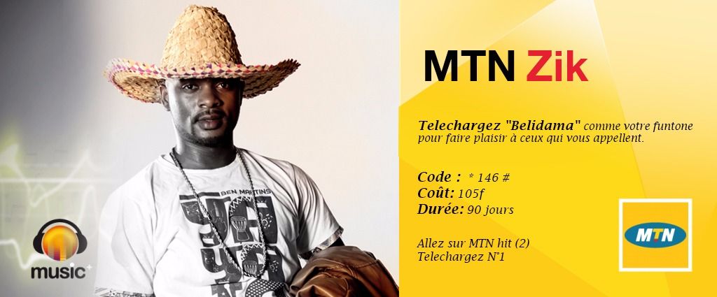 Funmobile_CMR's tweet photo. RUSH TO TO #MTNZIK and downlaod your favourite artist #belidama's hit .
105frs for 90days.#mtn #kamerhit #237 #traceafrica #cameroon https://t.co/mbzHBTVvCE