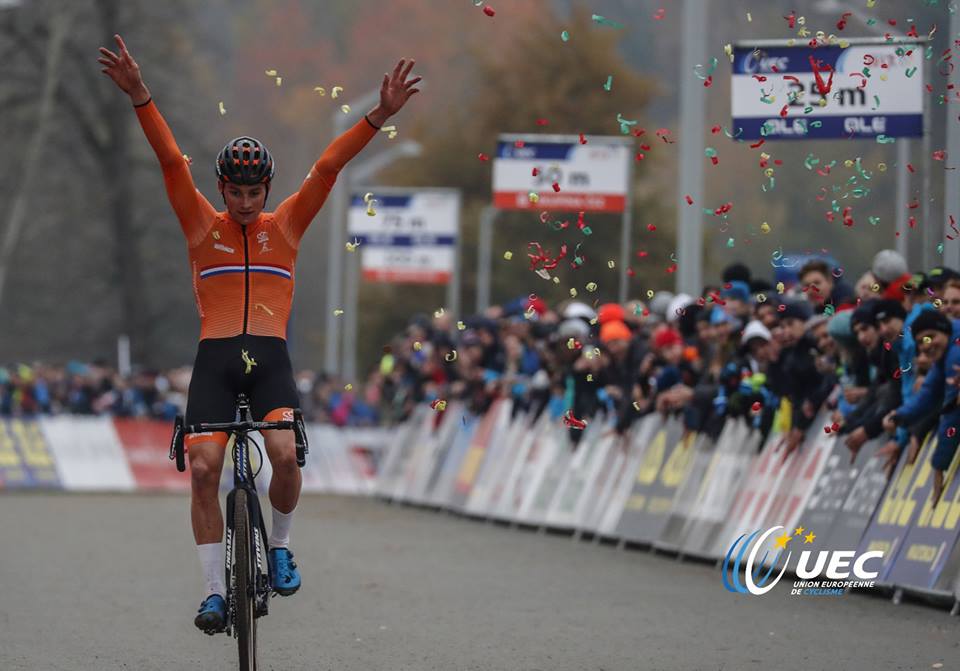 velodailyru's tweet photo. Матье ван дер Пул – чемпион Европы по велокроссу! #велоспорт #велокросс #EKTabor https://t.co/GbdGv0FLVG