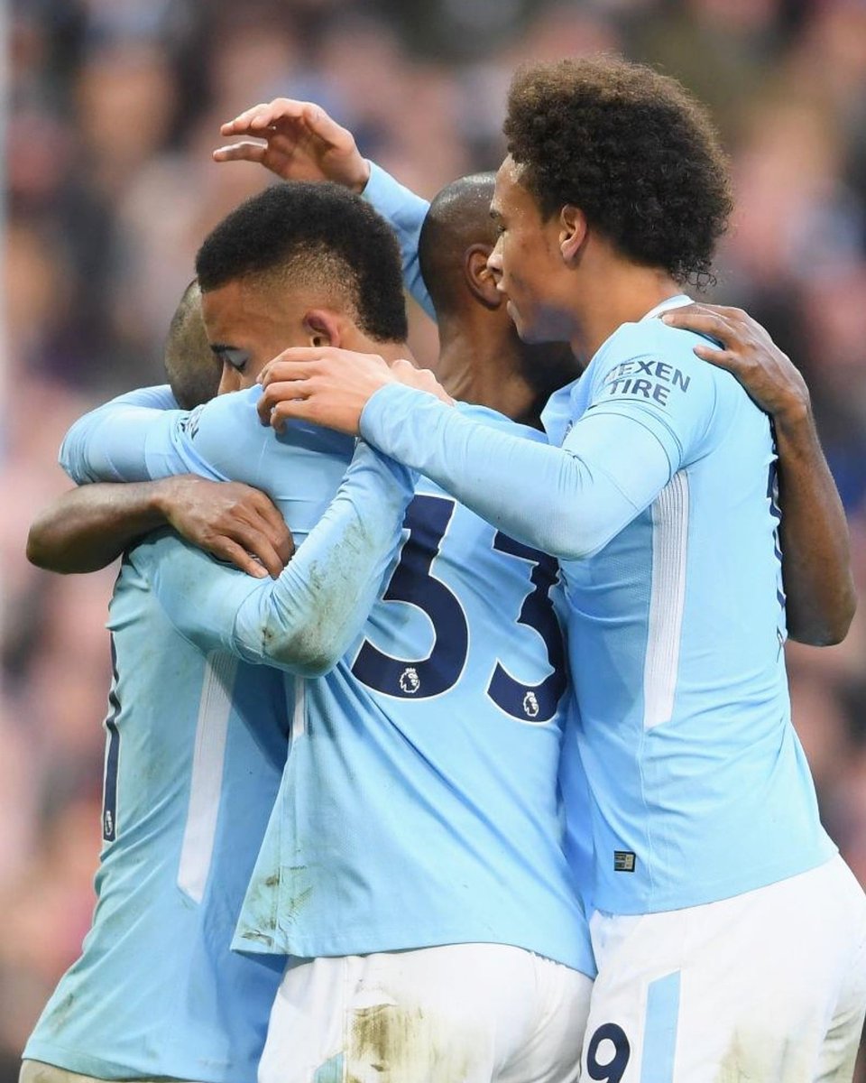 leroy_sane's tweet photo. We keep on rollin' 🔥🔥⚽🔥🔥 and make it nine #PL wins in a row! ⚽💙#inSané #LS19 #GreatTeam #MCIARS https://t.co/hJ0MqkzRpu