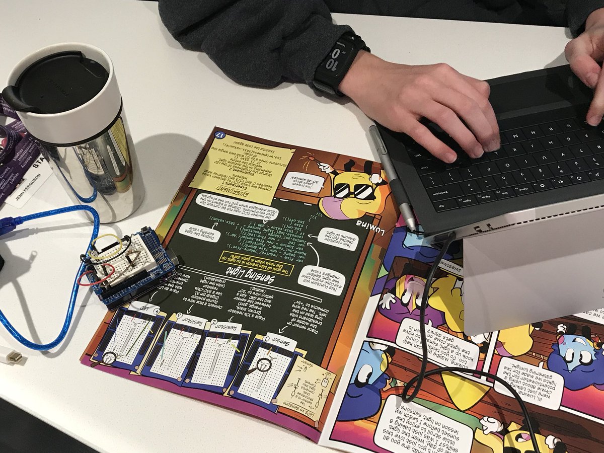 FergeeksonGirl's tweet photo. When I take my #CTS #PodPi lessons home & my G9 son hijacks my #teacher #homework to #code w/#NodeJS #kidswhocode #pbl #EdTech #STEM #abed https://t.co/fSrglvBhFh