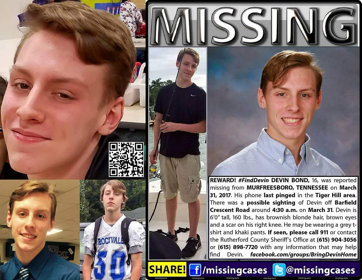 LtGovMickey's tweet photo. MISSING... Since 03.30.2017
Devin Ray Bond,16, Murfreesboro TN
Details..
#DevinRayBond #DevinBond #Missing #BringDevinHome
@BringDevinHome https://t.co/9VVcPoptgP