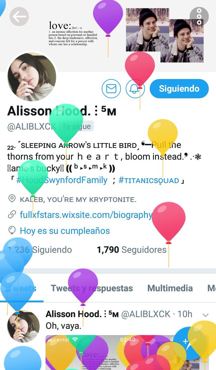 nxtfancygxrl's tweet photo. @ALIBLXCK admito que esto no estaba planeado pero entré sin querer queriendo y PAM. Y NO PODÍA PASAR SIN DECIR QUE TE AMO Y FELIZ CUMPLEAÑOS https://t.co/oPHVmD5geE