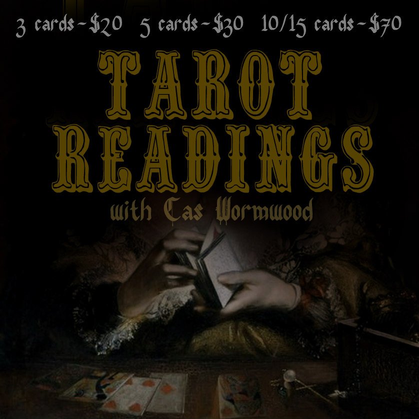 wormwoodandgall's tweet photo. I'm taking new clients at last! Contact me at Cas.Wormwood@gmail.com to claim your space on my winter schedule. ~C #tarot #tarotreadings https://t.co/yBqKC0jDEk