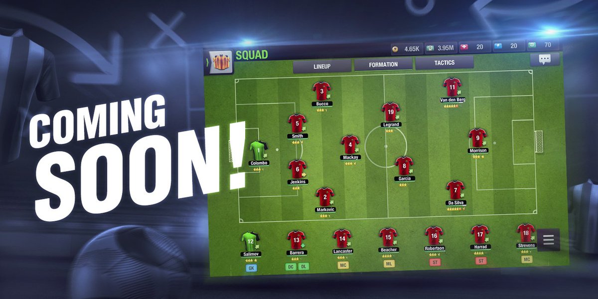 Top Eleven on Twitter: Managers! Formation screen is coming soon with #TopEleven 2018, giving you more control than over your squad positioning! 😀⚽️ https://t.co/dXgKToQ18v" / Twitter