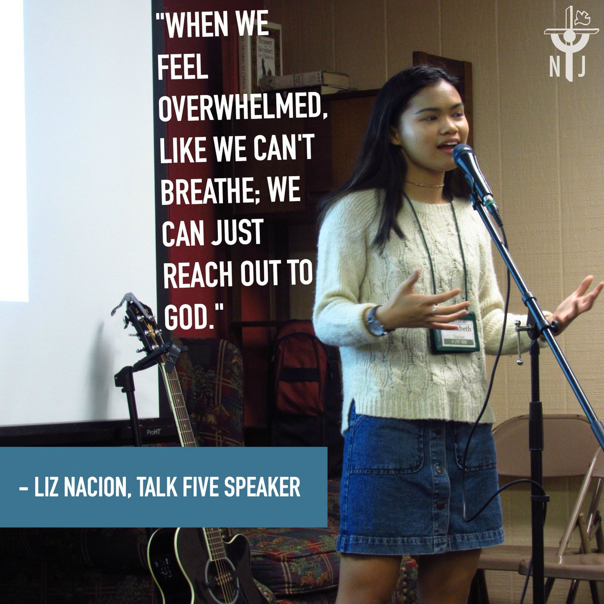 cfcyouthnj's tweet photo. Talk 5: Growing In the Spirit, by speaker Liz Nacion. #campszn #cfcynj https://t.co/2Yb46fLGZq