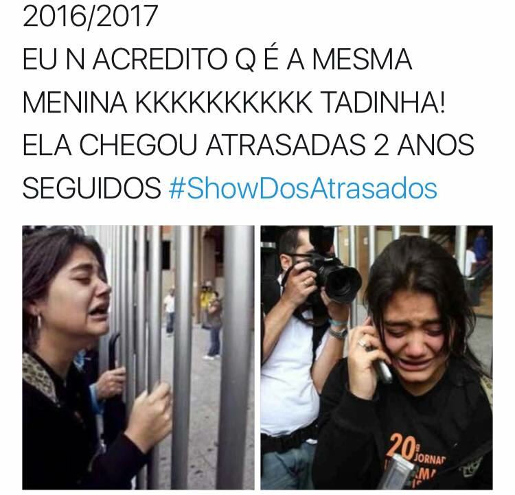 KrisLype18's tweet photo. 😂😂😂 #ShowDosAtrasados https://t.co/RSrQaOX7EZ