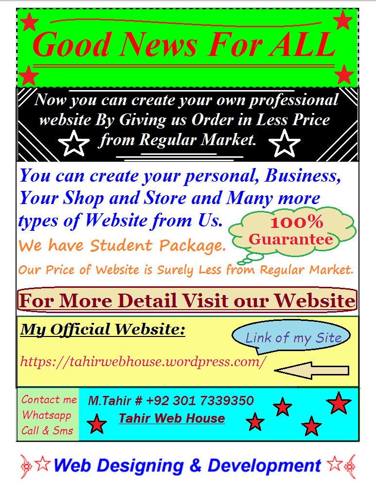 WebEngineer2's tweet image. If You Need a Website or Blog then Contact Us.
Surely Less Price from Market.