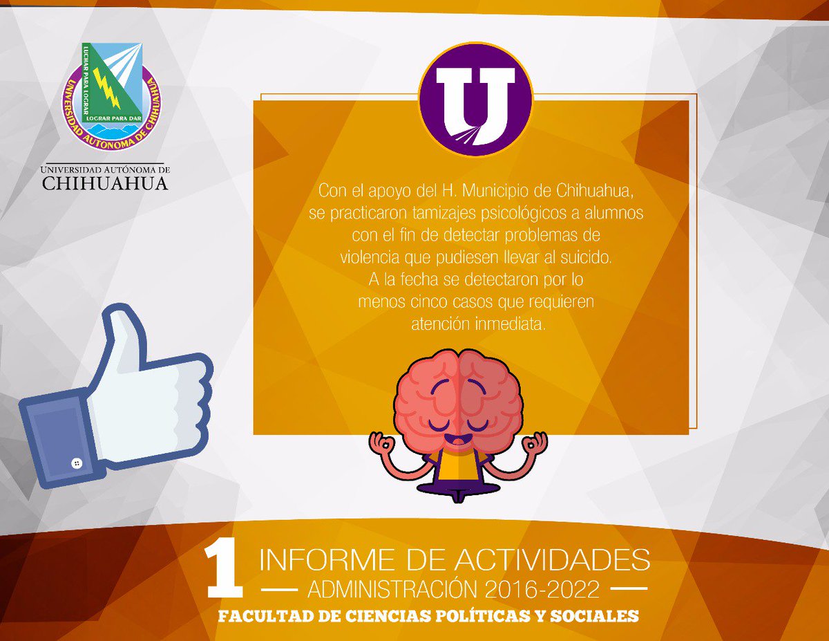 abrahampaniagua's tweet photo. #PrimerInforme de Actividades #FCPyS @UACHMx https://t.co/kvmNLw1X7t