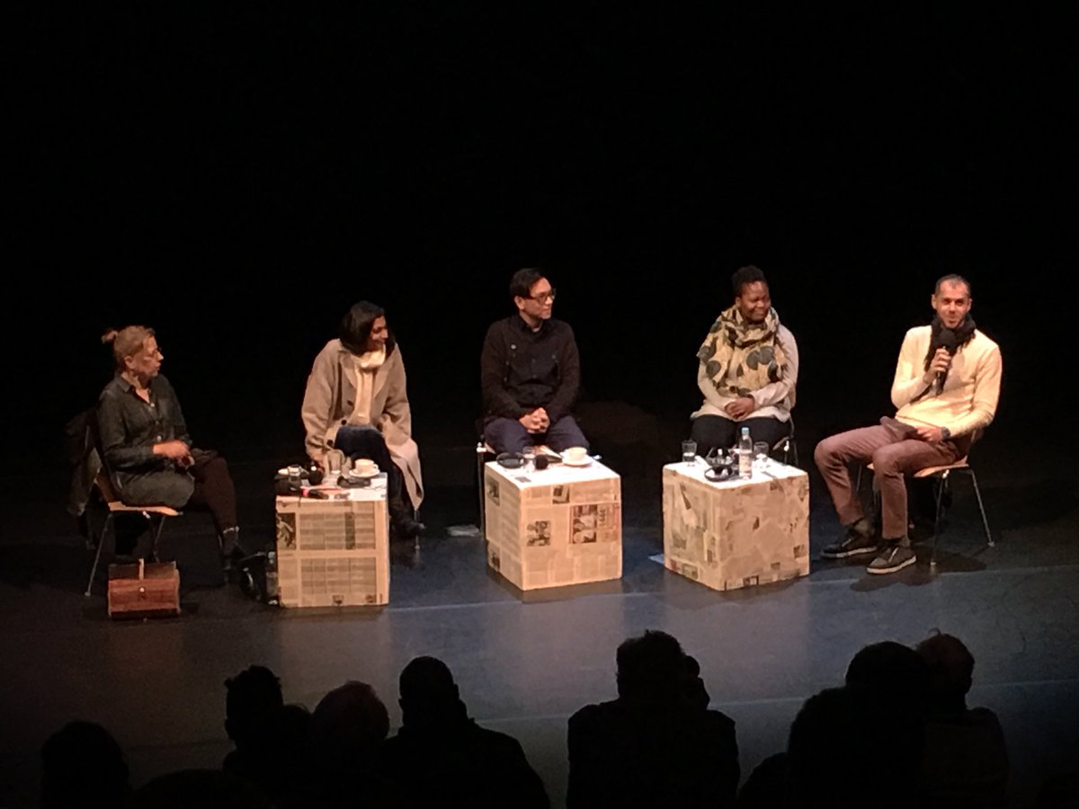 tsvaika's tweet photo. Closing panel at #CrossingOceans #Spielart17 https://t.co/zkmYLS7Gqz
