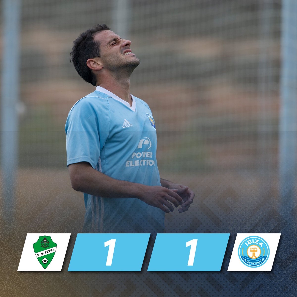 ibizaud's tweet photo. FINAAAL!!
@ue_petra - #UDIbiza (1-1)
⚽️ Verdú (30') 
#VamosIbiza #PetraIbiza https://t.co/TuUgL9GWL3