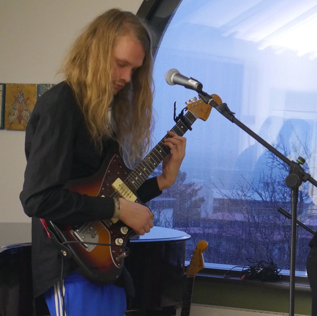 kexp's tweet photo. Setting up to film a session from #MasterKeyStudios w/ Icelandic singer/songwriter Indriði! @IcelandAirwaves #Airwaves17 https://t.co/ULGSxmfWxK