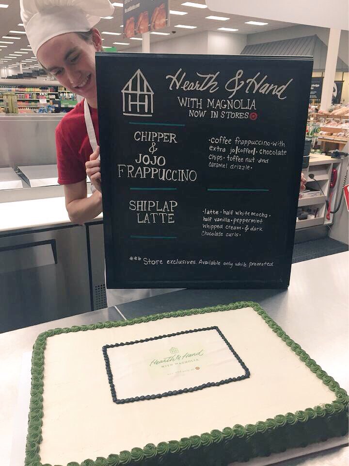 Bakery &amp; Starbucks were excited about the Hearth &amp; Hand launch too! #Yum #SamplesForDays #Service #T1364allin