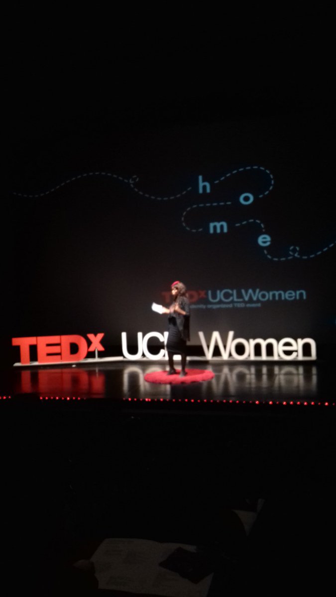 TEDxUCLWomen's tweet photo. What is epistemic homelessness? @KGuilaine explains #tedxuclwomen #home2017 https://t.co/Y0SivHInXY