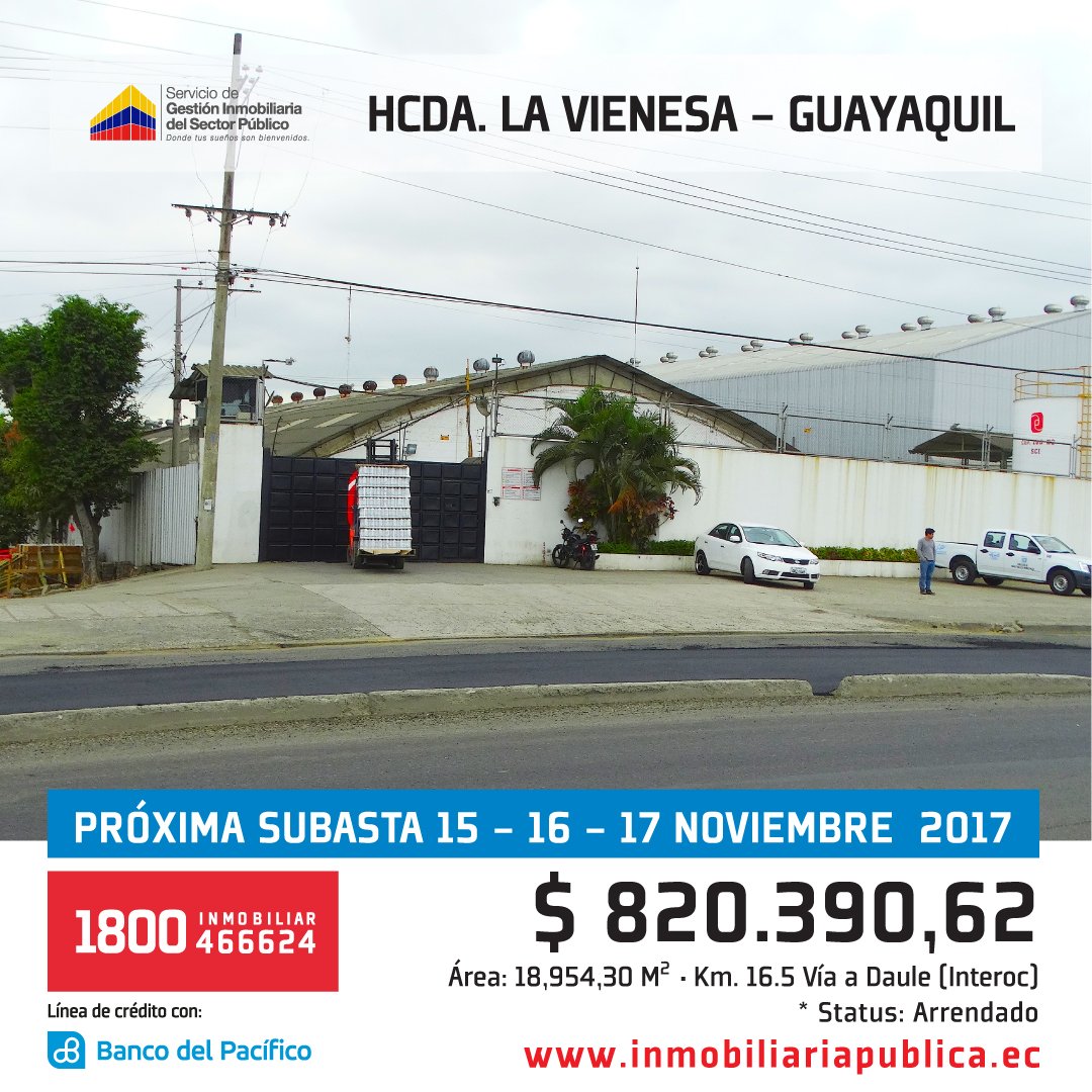 inmobiliarec's tweet photo. Bienvenidos a su nuevo negocio. Envíe su oferta para la #SubastaPública2017 desde el 6 al 7 de noviembre. Infórmese https://t.co/3CBBmxywfV https://t.co/Uk9W6LDfDZ