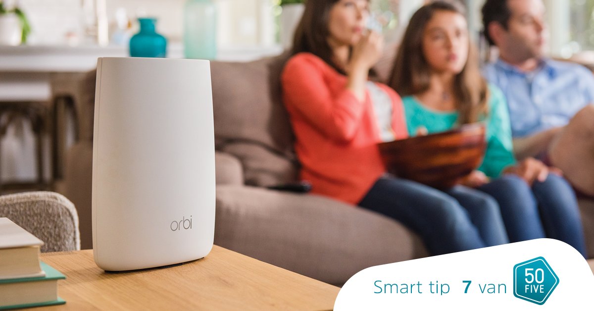 Avondje Netflixen? Betrouwbaar en snel internet is onmisbaar! Geen gedoe dankzij perfecte WiFi van Netgear Orbi. ow.ly/CiMZ30gmvkQ