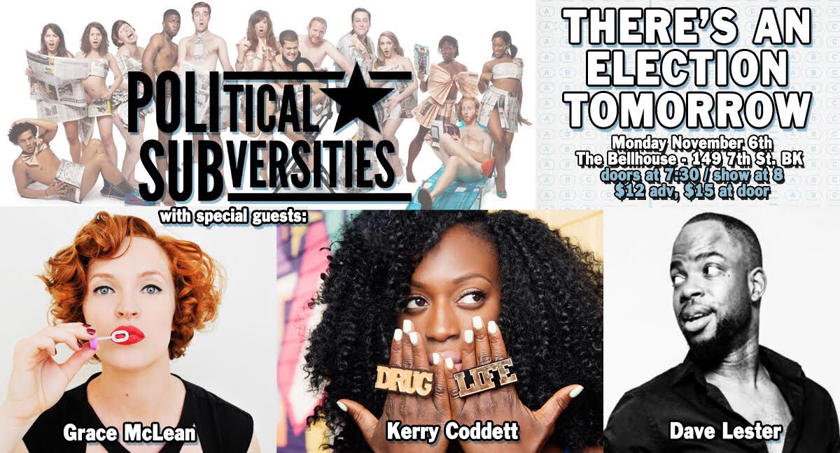 PoliticalSub's tweet photo. Tomorrow night! We wrote an all new show. We booked killer guests. We’re at @BellHouseNY. Now all we need is you: https://t.co/KVVwwgZwCg https://t.co/suNaobTDEp