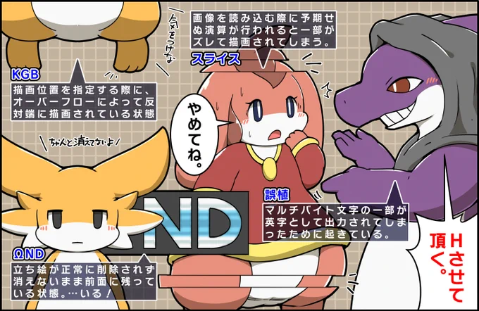 ゲームバグの現象と解説② #擬竜戯画 