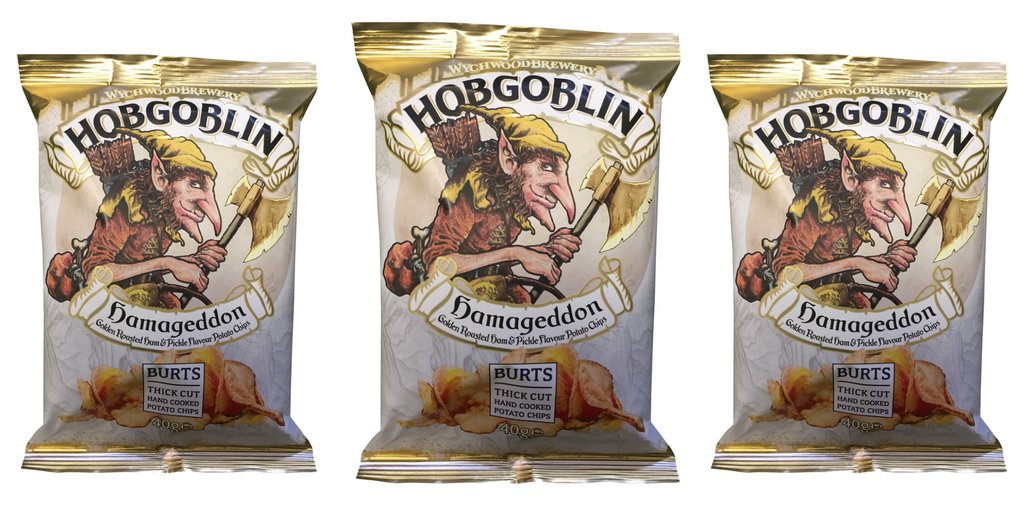 HobgoblinBeer's tweet photo. A necessary accompaniment to take on my legendary beer. #Hamageddon https://t.co/l2LLJ4sEqN