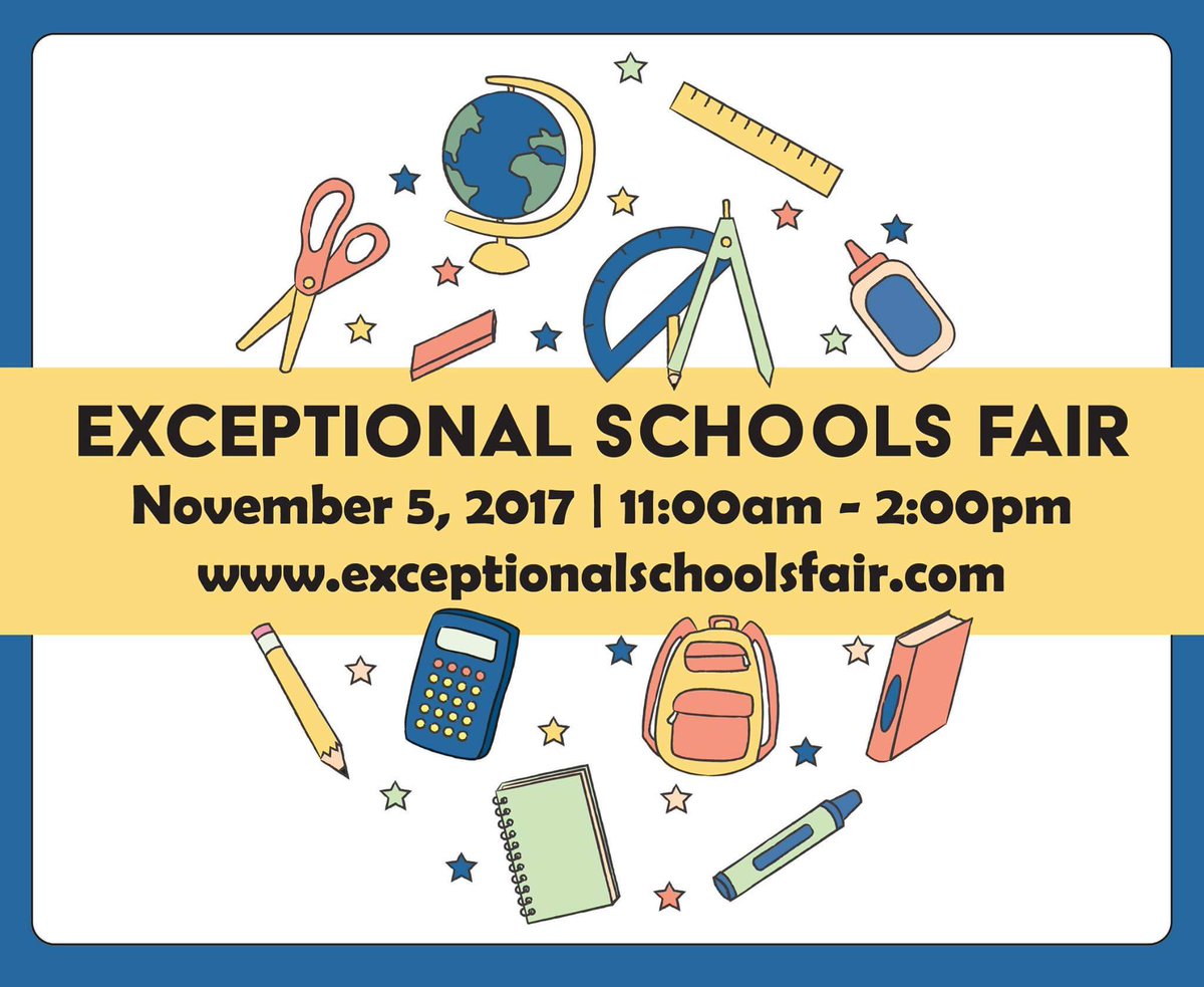 The Exceptional Schools Fair is TODAY at the Katzen Arts Center - <a href="/AmericanU/">American University</a>. Swing by from 11am-2pm!