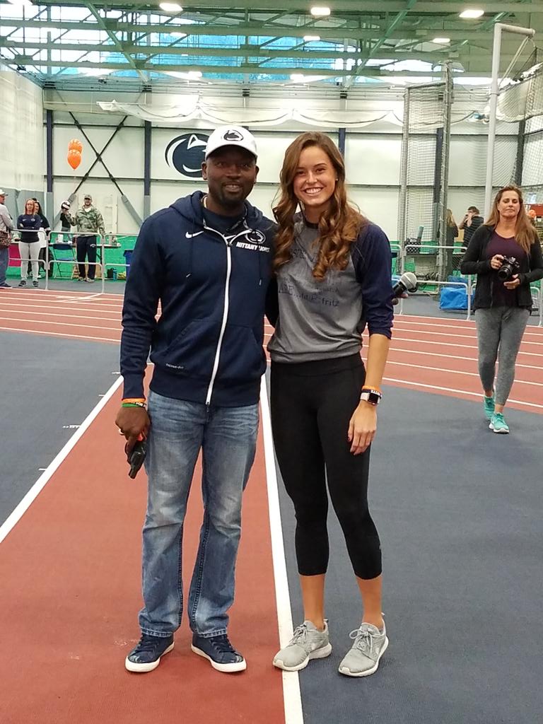PennStateSAAB's tweet photo. So grateful for all the student-athletes that came out to support @FitForFritz today! #WeAre #OneTeam https://t.co/kGg6ks33ob