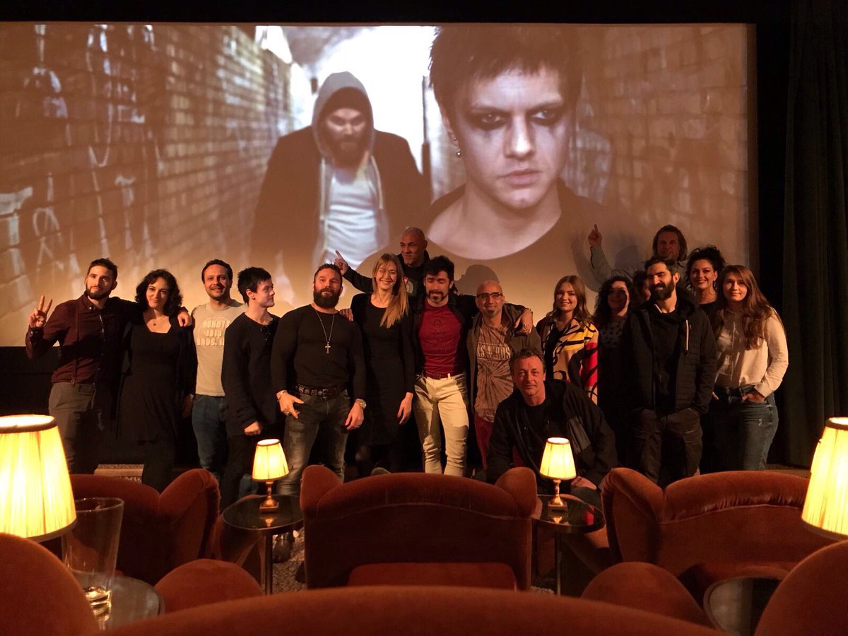 Retributionmov's tweet photo. Retribution cast & crew screening last weekend at soho house #retribution #movie #action #actionfilm #behindthescene #nickwall #danielstisen https://t.co/mnRIHjvc3E