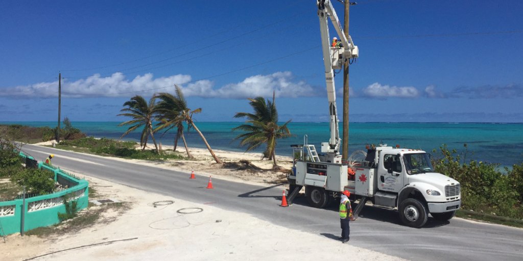 FortisBC's tweet photo. Our FortisBC team has returned home after 41 days spent relighting Provo in #TurksAndCaicos. More: https://t.co/eSFMcRGfMi #HurricaneIrma https://t.co/yUDvs1IGC3