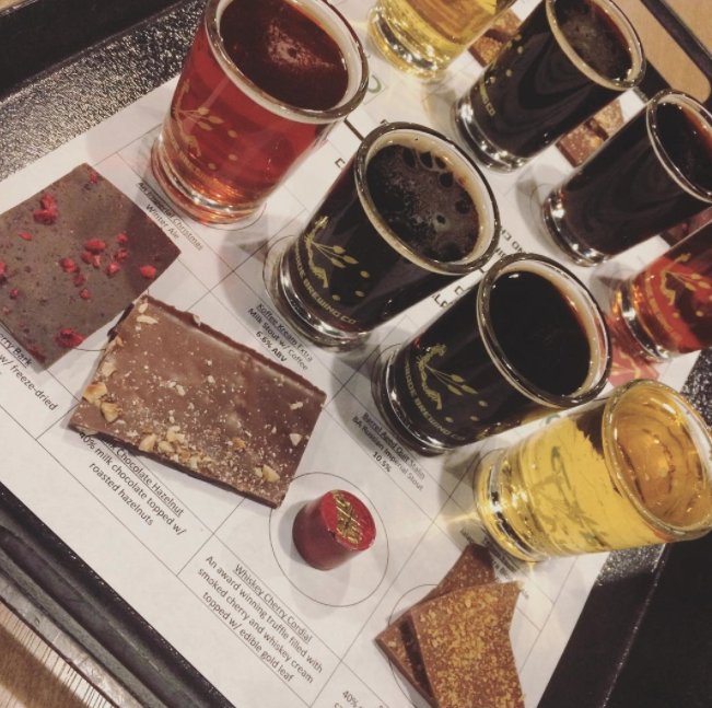 #throwback to our beer/chocolate pairing. *drrrrooooool* pc :: stephaniebullen